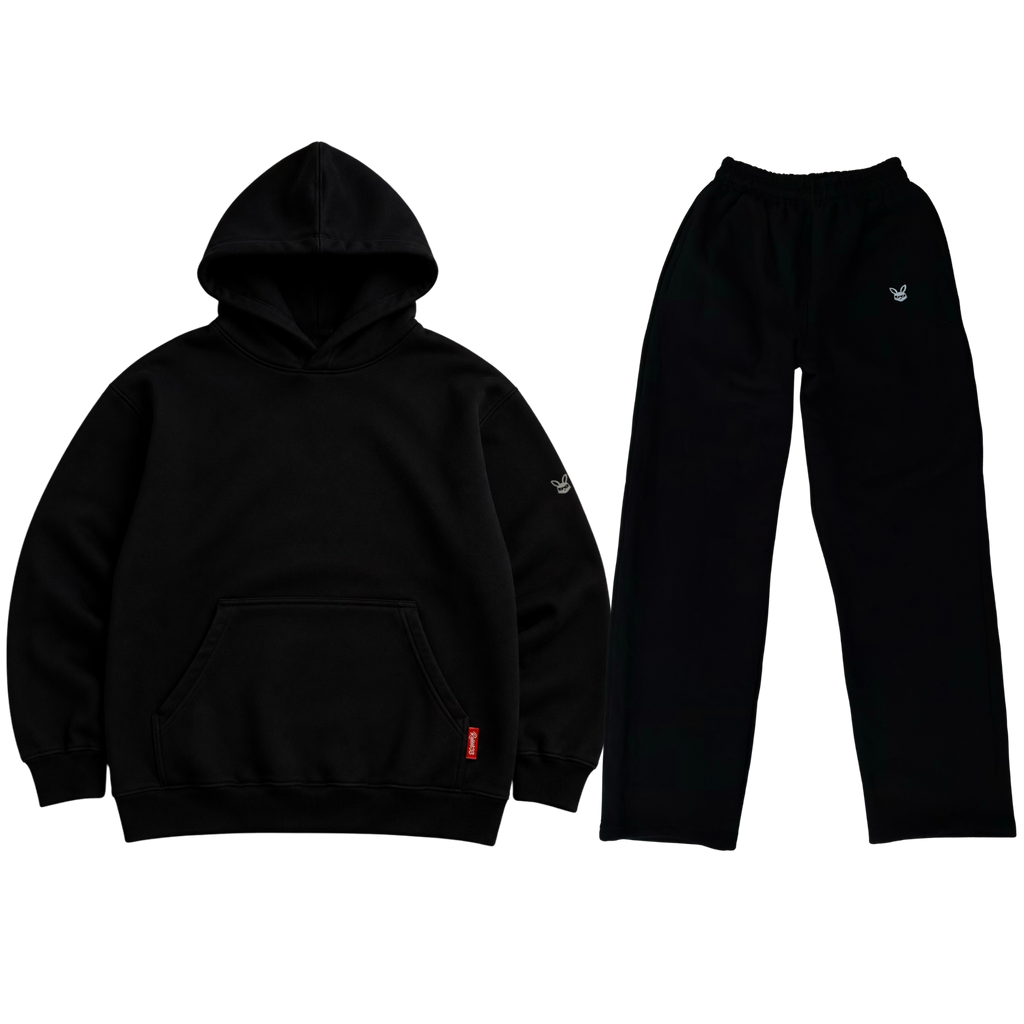 CORE BLACK SET HOODIE + PANTS