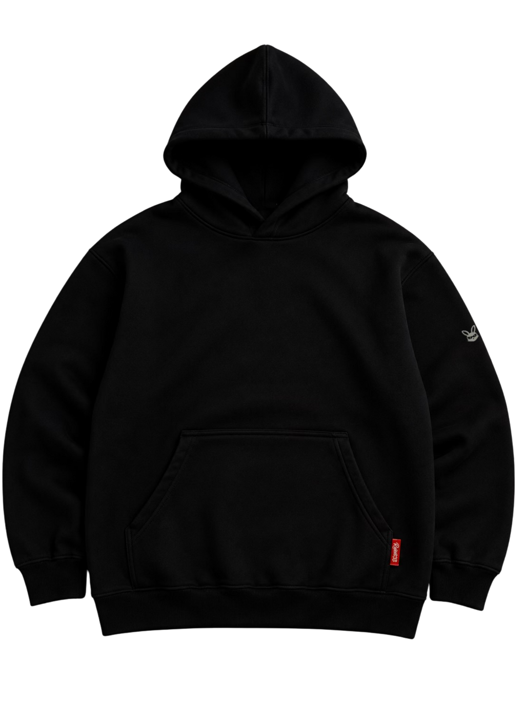 CORE BLACK HOODIE 400 g